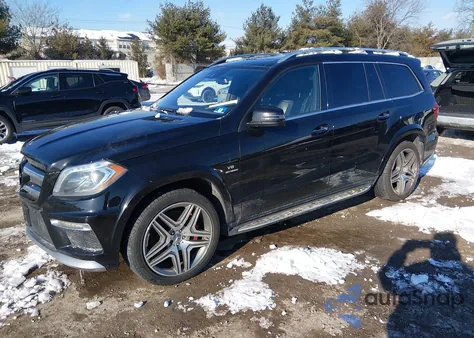 2014 Mercedes-Benz Gl 63 Amg 4Matic z USA, uszkodzony, nr VIN 4JGDF7EE5EA357572